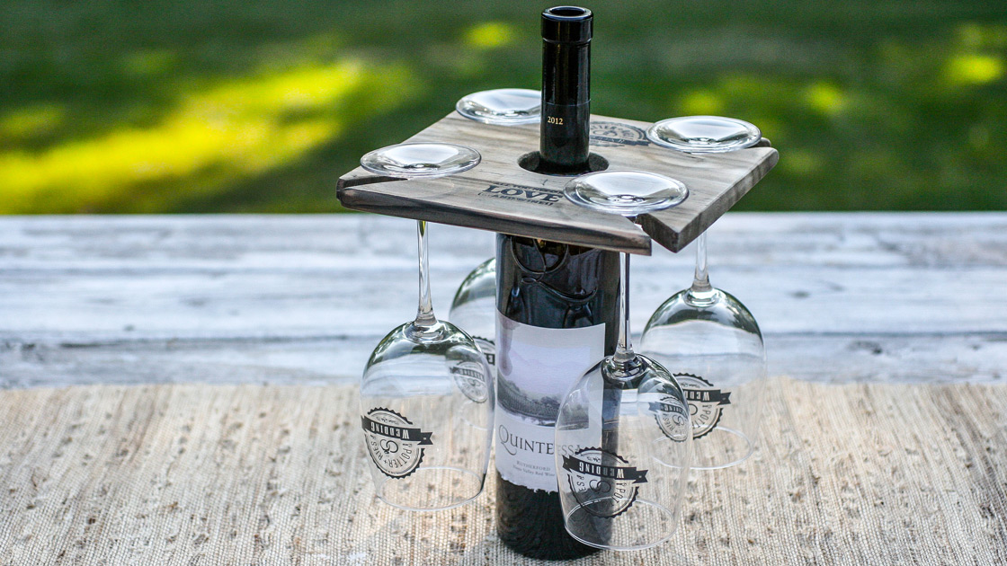 Parents' Wine Glass Holder and Carrier