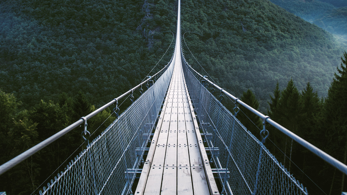 Bridge over a valley