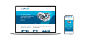SolveIndustrial.com website shown on desktop and mobile devices
