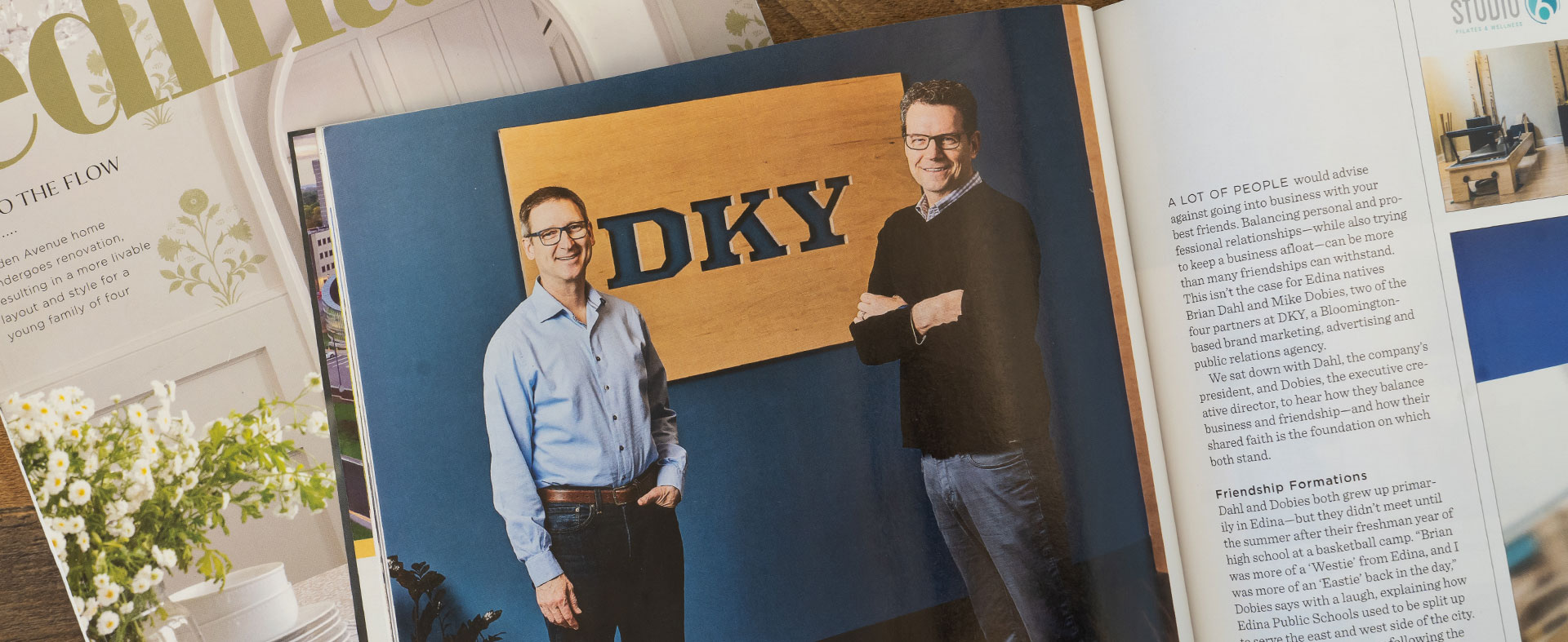 DKY Partners Featured Locally for Decades-Long Friendship