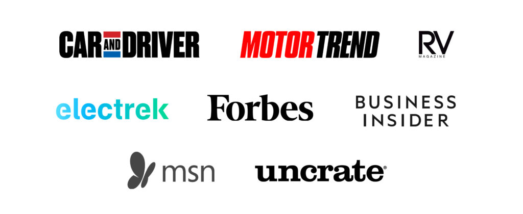 8 content publication logos