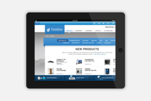 Donaldson ipad app screen mockup