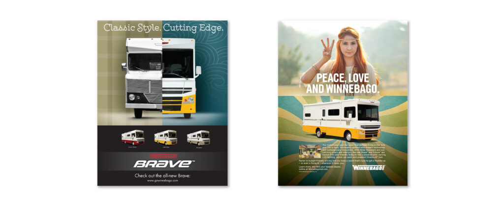 Winnebago Brave ads