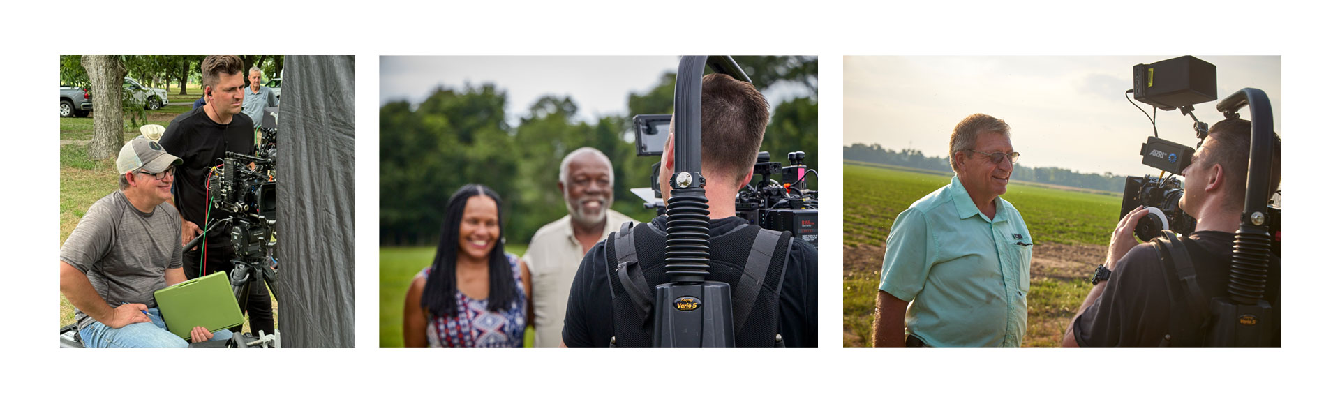 Behind the scenes of DKY film crew filming faces of food