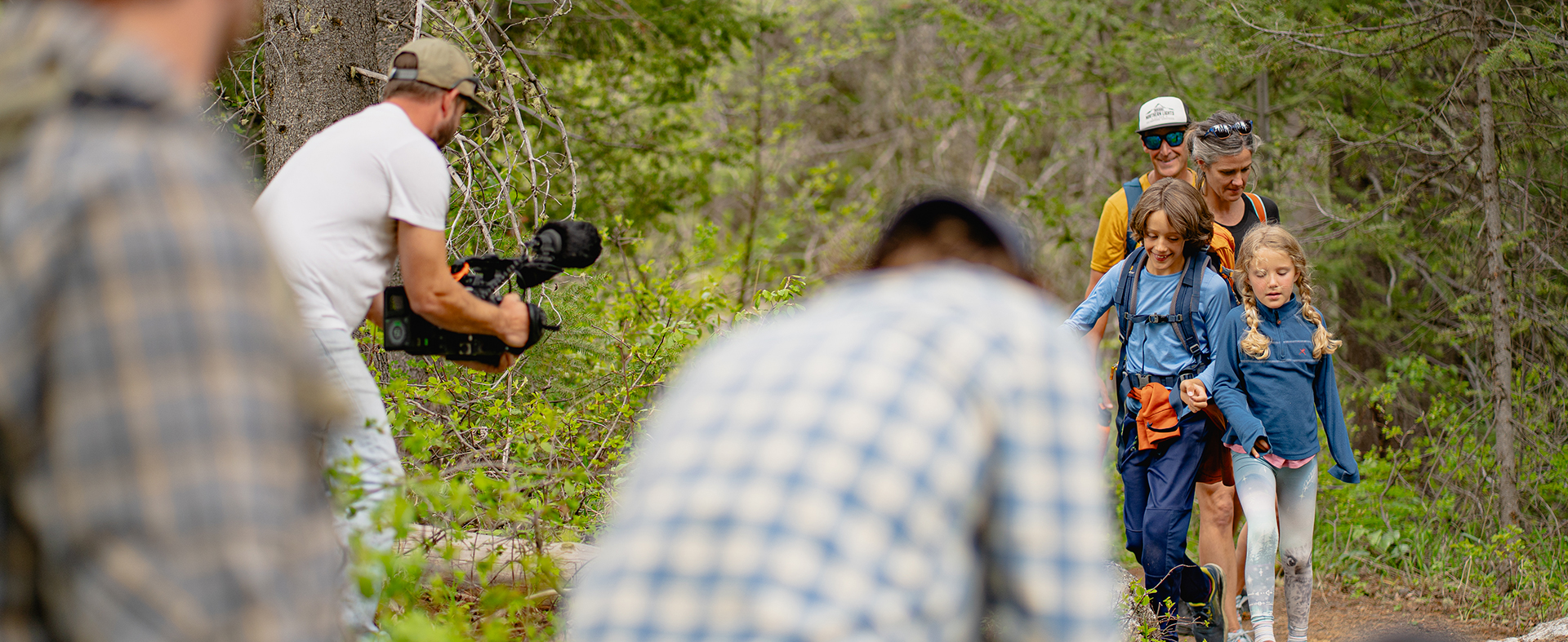 people filming content