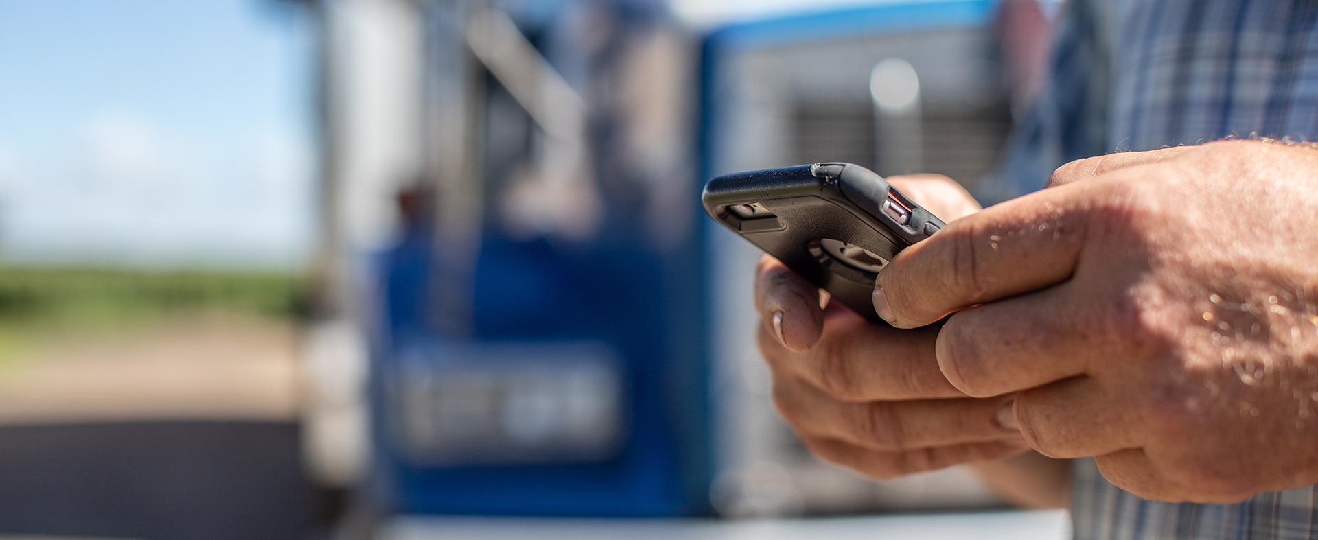 person on their phone
