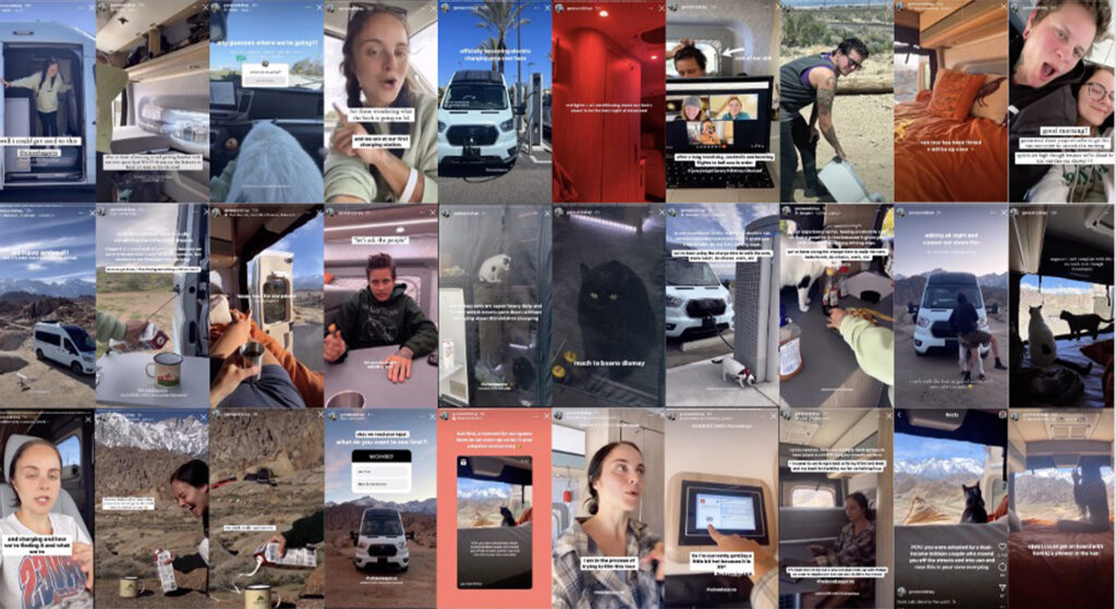collage of social media influencers